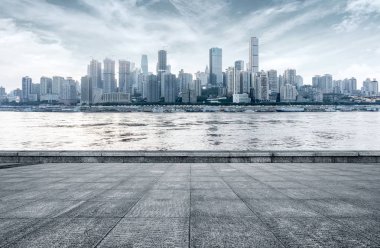 modern şehir silüeti