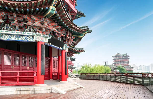 Античная архитектура Китая — стоковое фото