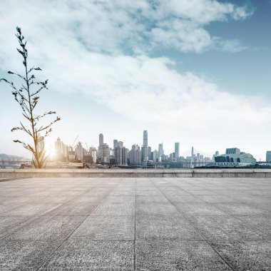 modern şehir silüeti