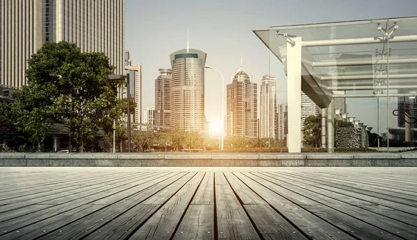 Horizonte de la ciudad moderna —  Fotos de Stock