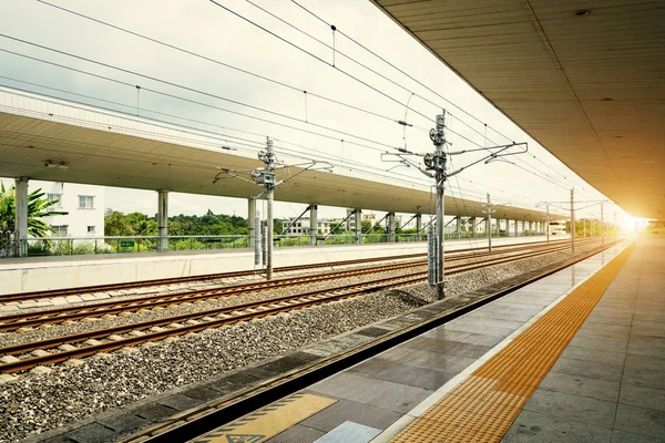 An empty railway station — Stock Photo, Image