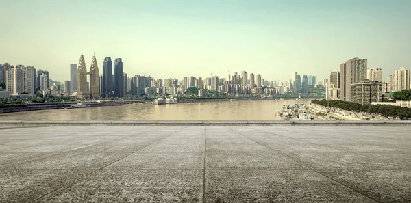 현대 도시의 스카이라인 — 스톡 사진