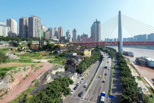 China Chongqing Stadtlandschaft — Stockfoto