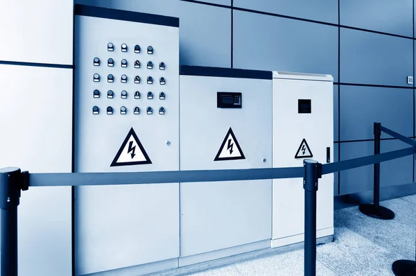 Safety for Electrical panel (Warning Energized) Royalty Free Stock Images