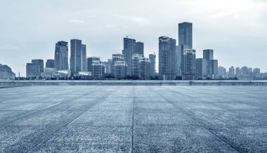 modern şehir silüeti