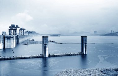 Three Gorges Dam, China clipart