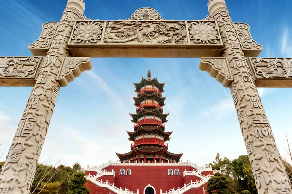 Arco tradizionale cinese — Foto Stock