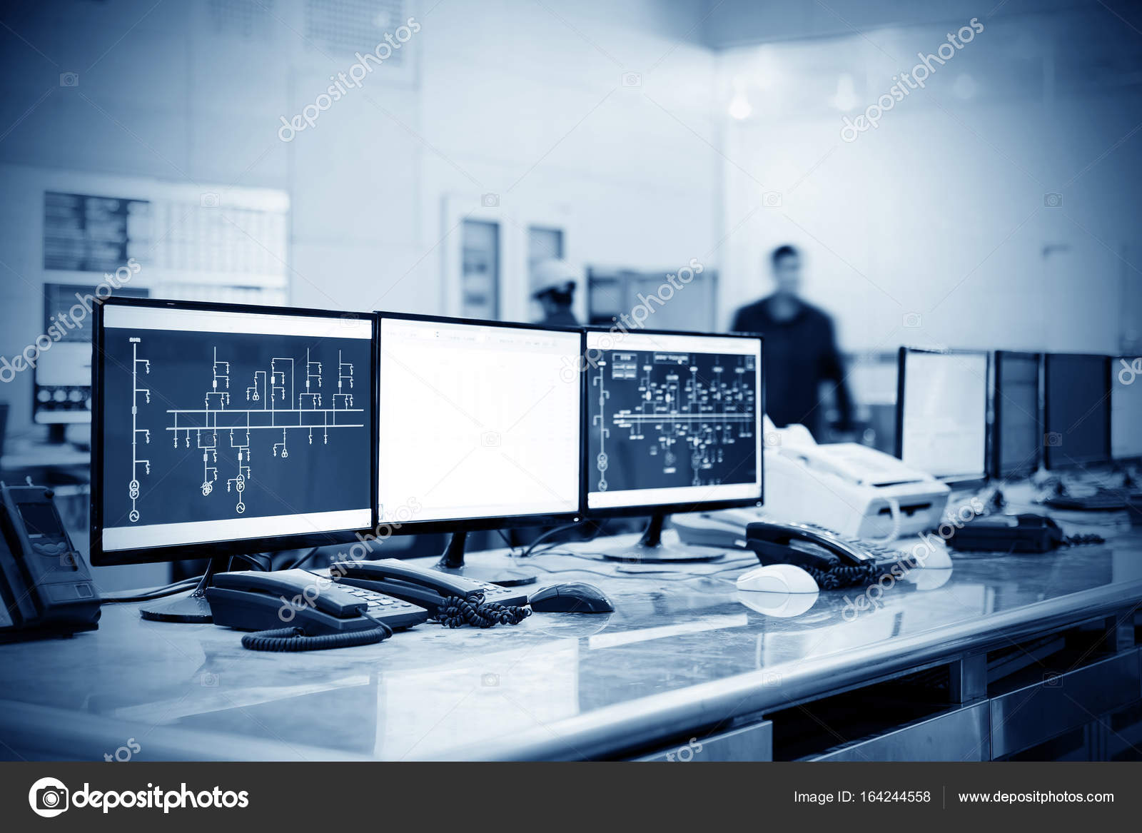 Modern Plant Control Room Stock Photo C Gyn9037 164244558