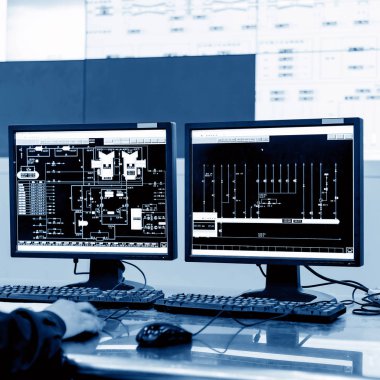 Modern bitki kontrol odası