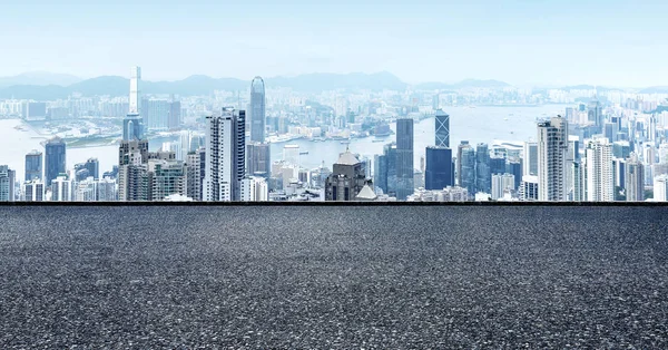 Hong Kong Adası yüksek binalar — Stok fotoğraf