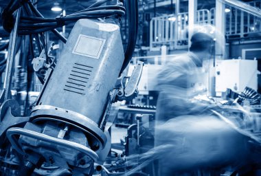 otomobil üretim hattı