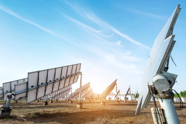 太陽電池パネルの機能 — ストック写真