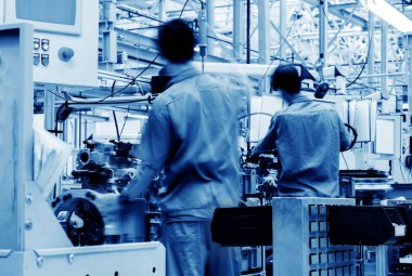 otomobil üretim hattı