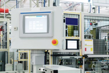 Otomatik üretim Robot hakim olmak perde