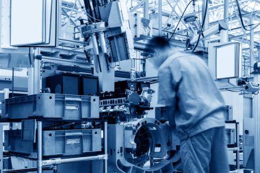 otomobil üretim hattı