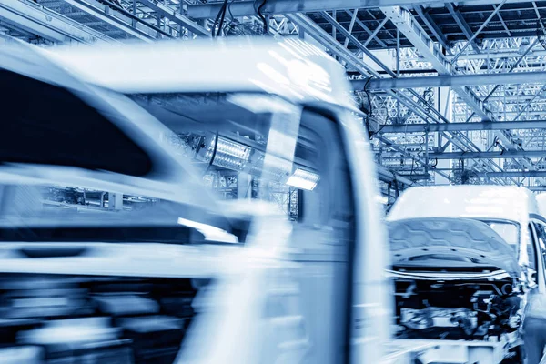 Automobile production line — Stock Photo, Image