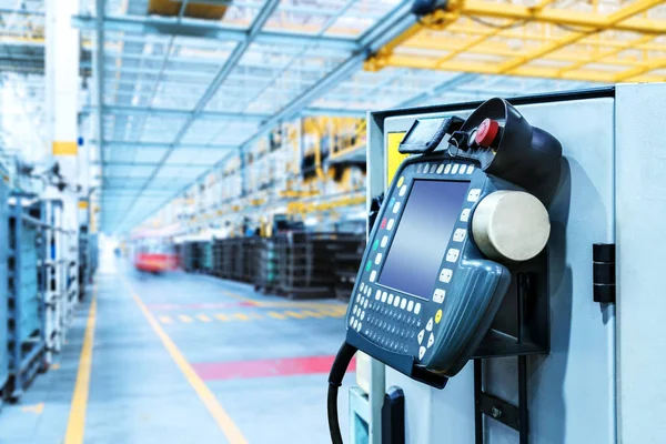 Auto Production Robot Control Screen — Stock Photo, Image