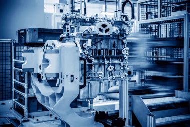 otomobil üretim hattı