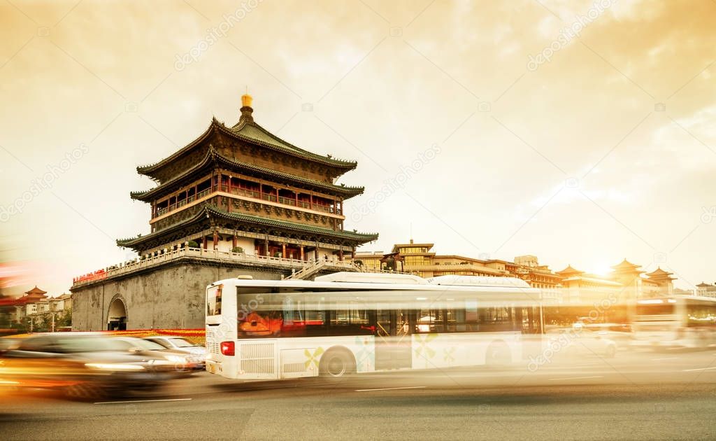 Ancient bell tower of Xi'an