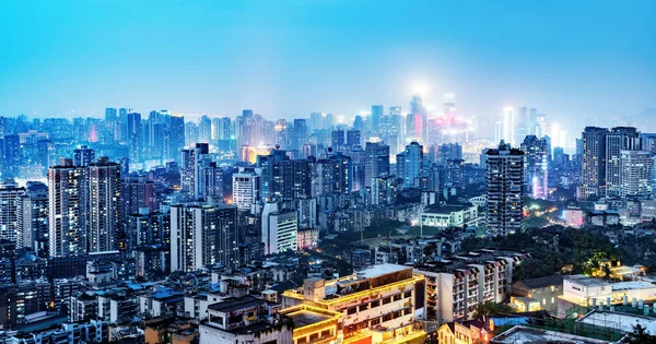 Chongqing-nachtbeeld — Stockfoto