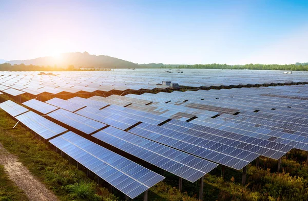 太陽電池パネルの大面積 — ストック写真