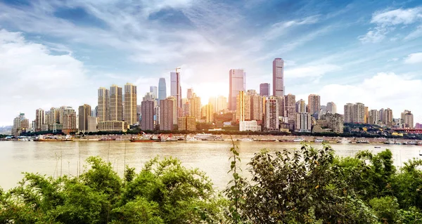 Chongqing China dimensionale verkeer — Stockfoto