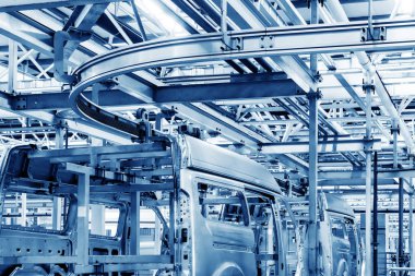 otomobil üretim hattı