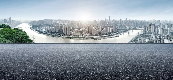 Nowoczesna panorama miasta — Zdjęcie stockowe