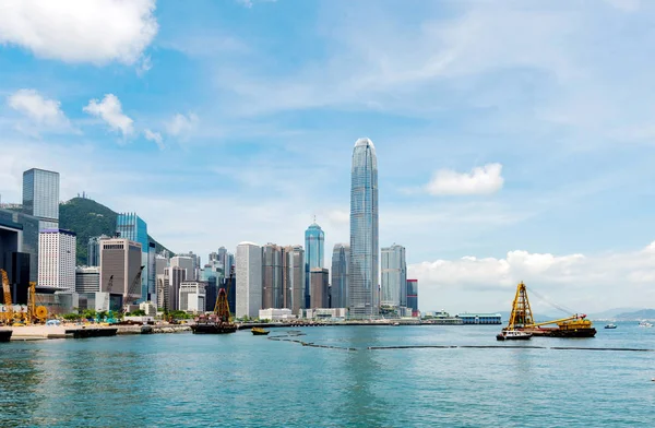 Hong Kong гавань Вікторія — стокове фото