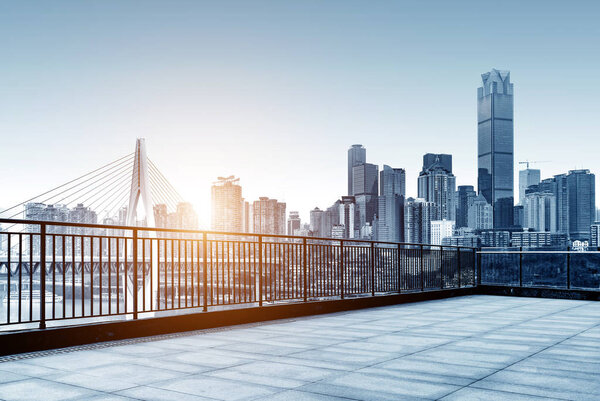 современный городской пейзаж