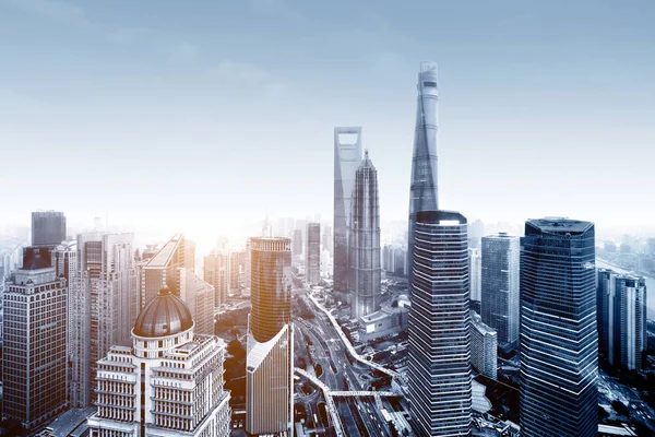 Skyscraper in Shanghai, China — Stock Photo, Image