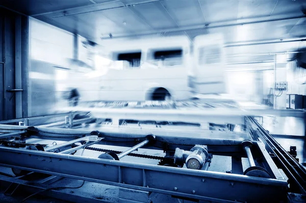 Automobile production line — Stock Photo, Image