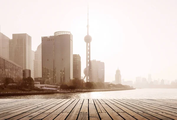 上海市のスカイライン — ストック写真