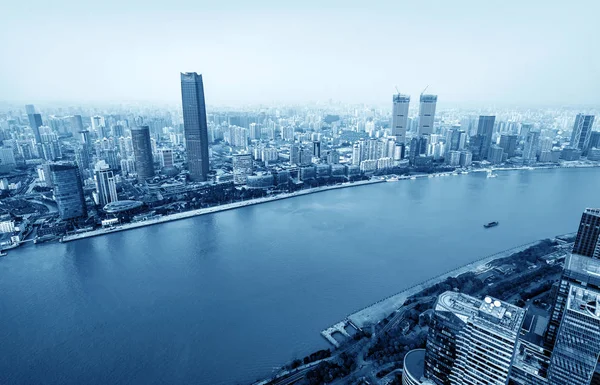 Ουρανοξύστης σε Σαγκάη, Κίνα — Φωτογραφία Αρχείου