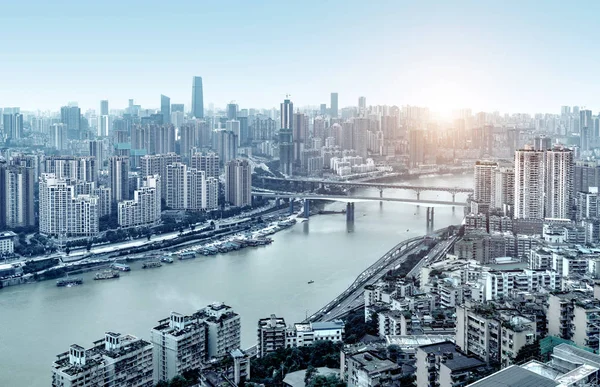 Chongqing city landskap — Stockfoto