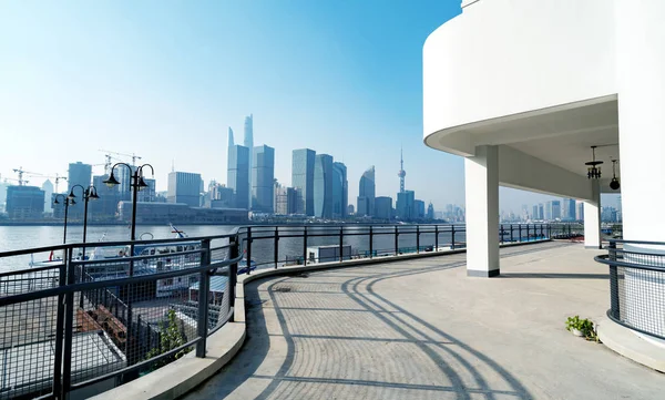 Skyline della città di Shanghai — Foto Stock