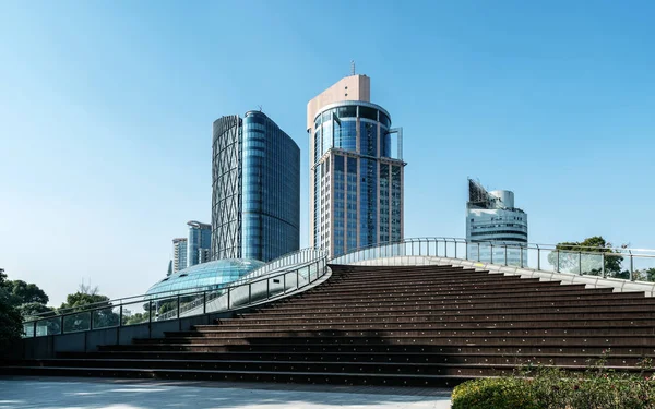 China shanghai lujiazui financiële wijk — Stockfoto