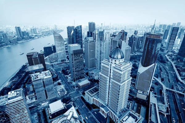 Skyskrapa i Shanghai, Kina — Stockfoto