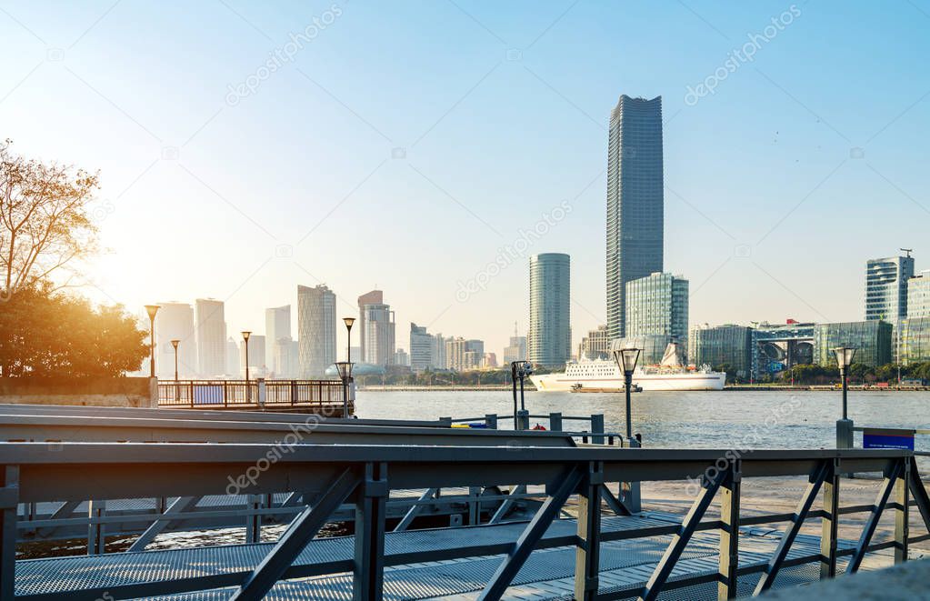 Shanghai city skyline