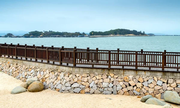 海滨木木板 — 图库照片