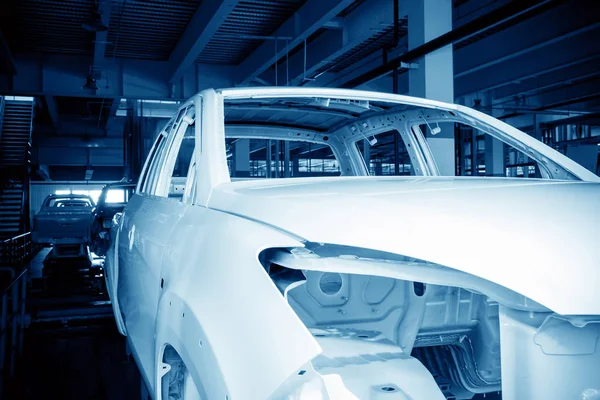 Automobile production line — Stock Photo, Image