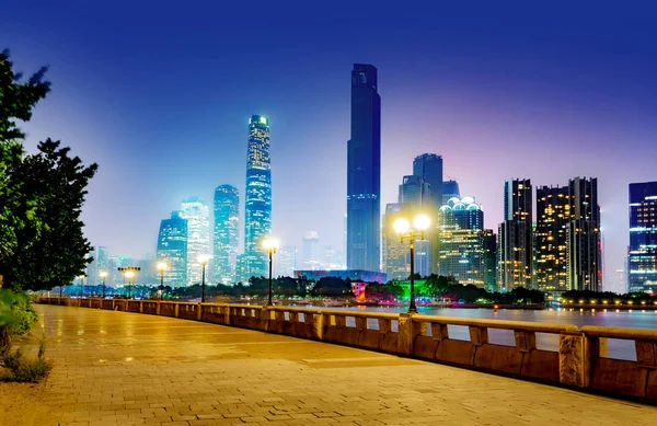 Kina Guangzhou natt — Stockfoto