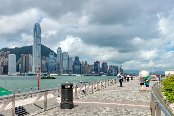 Hong Kong a Victoria kikötő — Stock Fotó