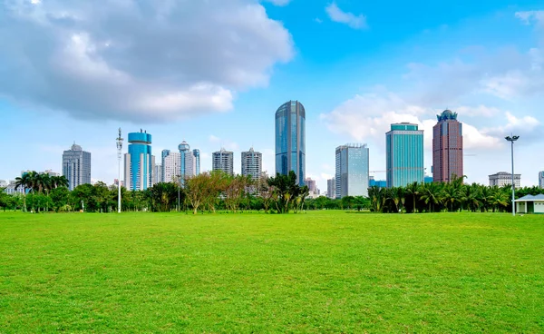 Skyskrapere på Hainan Island, Kina – stockfoto