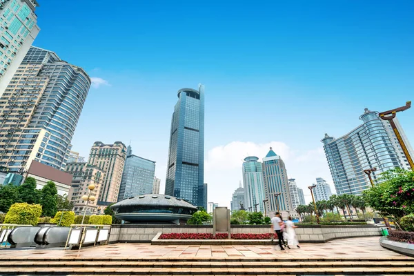 China arranha-céus Nanning — Fotografia de Stock