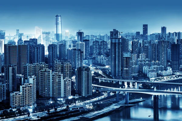 Chongqing nattscen — Stockfoto
