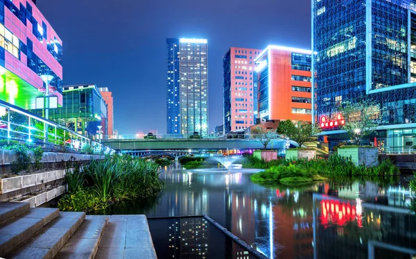 Kina Ningbo stadsbilden — Stockfoto