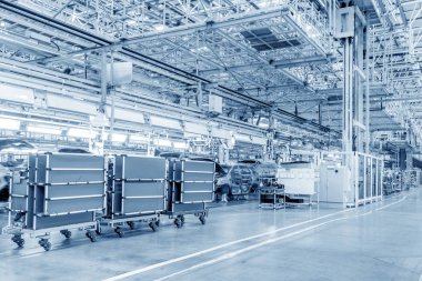 otomobil üretim hattı