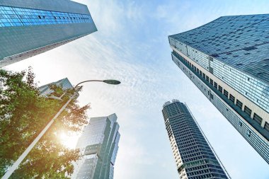 Shaoxing Cbd 'de yüksek binalar