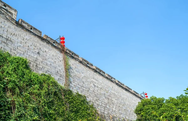 Nanjing ancient city wall traditional architecture — Stock Photo, Image